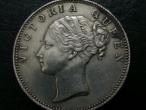 Daiktas 1 Rupee India sidabrine moneta Queen Victoria 1840