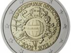 Daiktas Vokietijos 2 euro moneta 2012m.