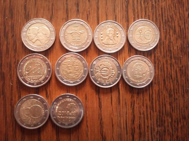 Daiktas 2€ proginės monetos Belgija