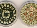 Daiktas Actekų moneta su kalendorium