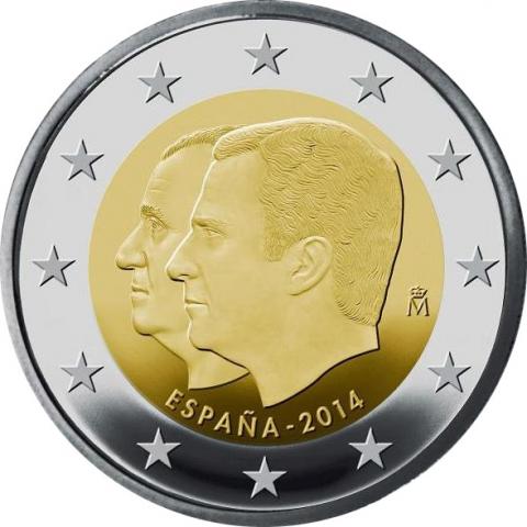 Daiktas Ispanijos 2EUR progines monetos