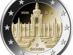 Daiktas 2016 m. Vokietijos proginė 2 eurų moneta skirta Saksonijai