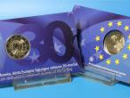 Daiktas 2015 m. Lietuvos 2 eurų proginė moneta skirta ES vėliavos 30-mečiui kortelėje