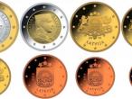 Daiktas  2014 m. Latvijos euro monetų rinkinys nuo 1ct iki 2eur