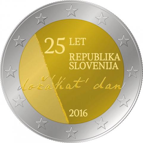 Daiktas 2 eur Slovenijos 2016m.