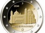 Daiktas 2 euro progine moneta vokietija 2014 niedersachsen