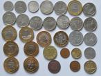 Daiktas 1, 2 litų ir centų monetų rinkinys