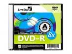 Daiktas Naujas "LiveStar DVD-R 8x" diskas.