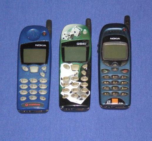 Daiktas 3 seni Nokia mobilieji telefonai 6150