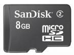 Daiktas microsdhc kortele 8GB