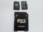 Daiktas microSD (2GB) kortelės + adapteris