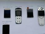 Daiktas Nokia motorola v3 ir sonyericsson ekranai