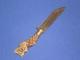 Senas medzioklinis peilis su drakono formos medine rankena Kėdainiai - parduoda, keičia (5)