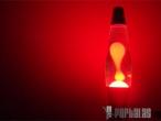 Daiktas lavos lempa (raudona)