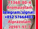 Daiktas alprazolam 28981-97-7  bromazolam 71368-80-4 Benzodiazepines   Etizolam 40054-69-1 