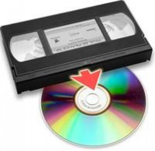 Daiktas perrašau iš VHS video-audio kasetėse esančius duomenys į dvd-cd diskus ir atvirkščiai
