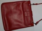 Daiktas raudonos odos vintage rankinė