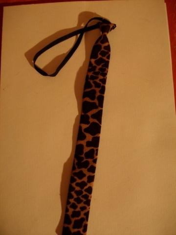Daiktas leopardinis kaklaraištukas