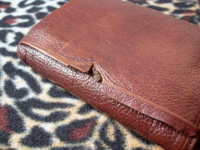 Daiktas Ruda odinė piniginė, vyriška