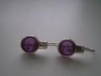 Daiktas Auskariukai violetiniai