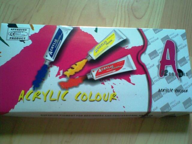 Daiktas ACRYLIC COLOUR rez