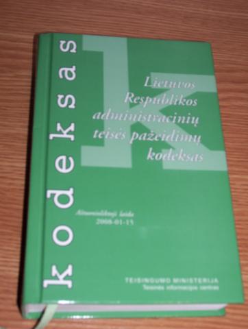 Daiktas Dar veinas kodeksiukas