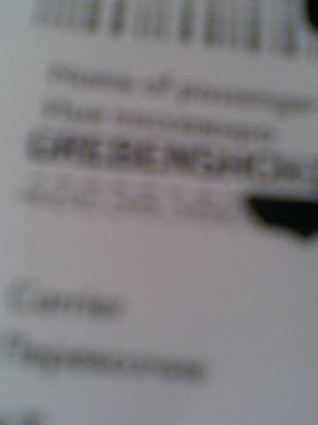 Daiktas Grebenshchekovo oro uosto  biletas