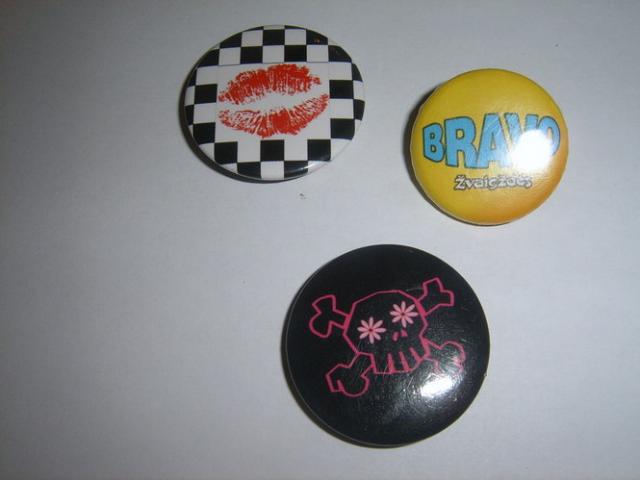 Daiktas 3 ženkliukai