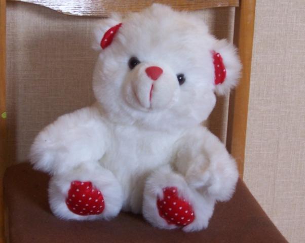 Daiktas Pliušinis žaislas, baltas meškutis