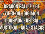 Daiktas Perku korteles kepsus yugioh dbz digimon aha