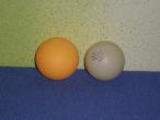 Daiktas Du stalo teniso kamuoliukai zaislai vaikams (geltonas ir baltas)