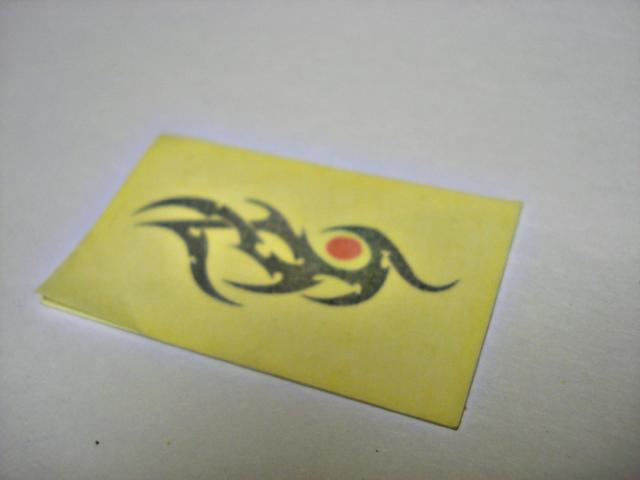 Daiktas Nusiplaunančių tatuiruočių kolekcija