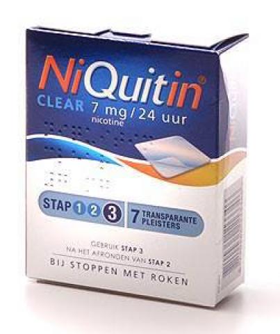 Daiktas Pleistrai nuo rūkymo NIQUITIN