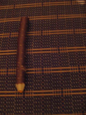 Daiktas Medinis oranžinis pieštukas