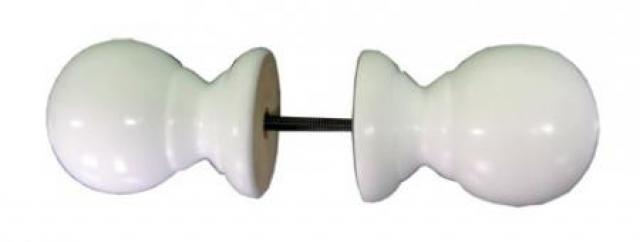 Daiktas DVIPUSE DURŲ RANKENA (H70; BALTA; (3/15)) (LAMKUR)