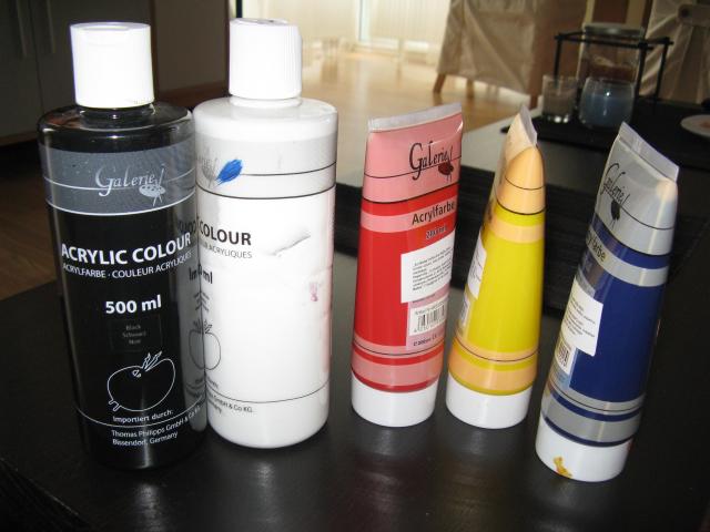 Daiktas Akriliniai dazai