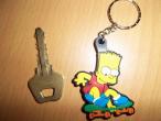 Daiktas Simpsonų raktų pakabukas