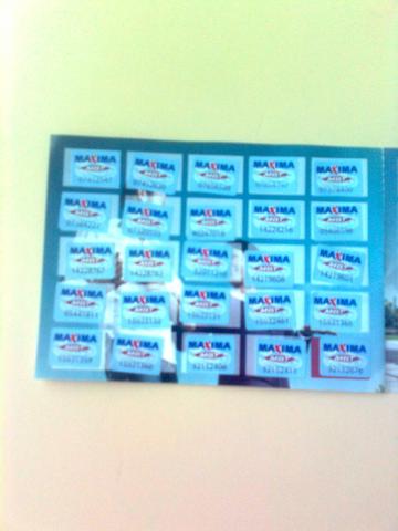 Daiktas maximos lipdukai