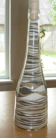 Daiktas smelio buteliai