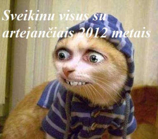 Daiktas Sveikinu visus "mainyk.lt" narius su artėjančiais 2012 metais