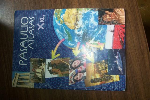 Daiktas 10 kl pasaulio atlasas