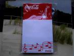 Daiktas Coca-cola užrašų lapeliai su magnetu šaldytuvui