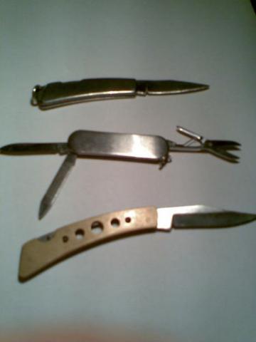 Daiktas 3 Maži peiliukai