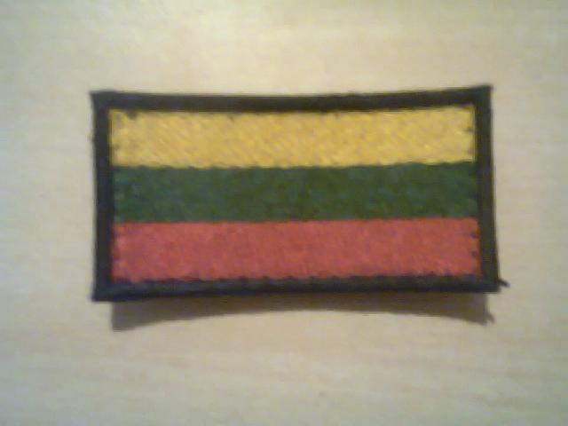 Daiktas Lietuvos veliava is ruklos kariomenes.