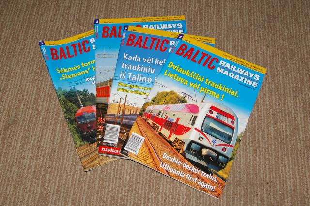 Daiktas Baltic railways magazine 1-4 numeriai