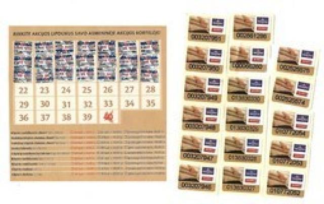 Daiktas Rimi ir maxima lipdukai