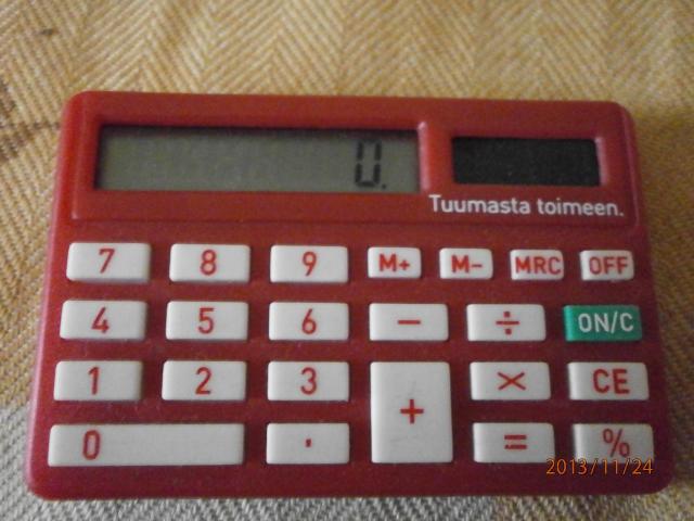 Daiktas sampo banko skaičiavimo mašinėlė