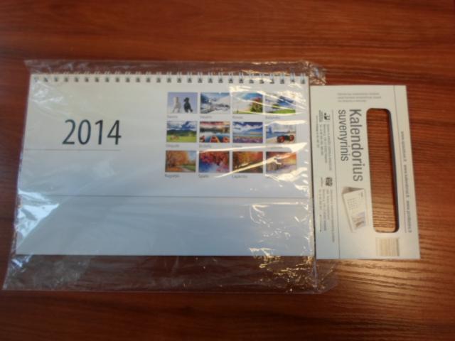 Daiktas Kalendorius pastatomas