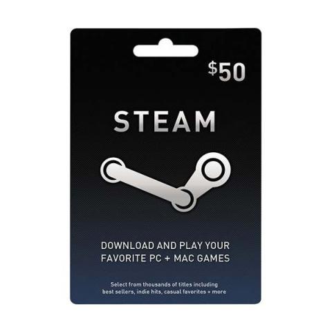 Daiktas Steam wallet 50$ kodas