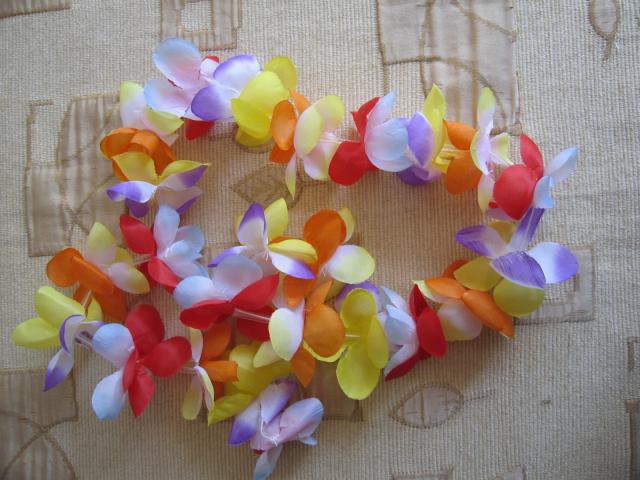 Daiktas havajietiški gėlių karoliai :)